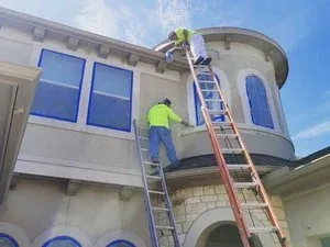 Exterior Stucco Tower Painting in Richmond, TX by The Proud Paintbrush