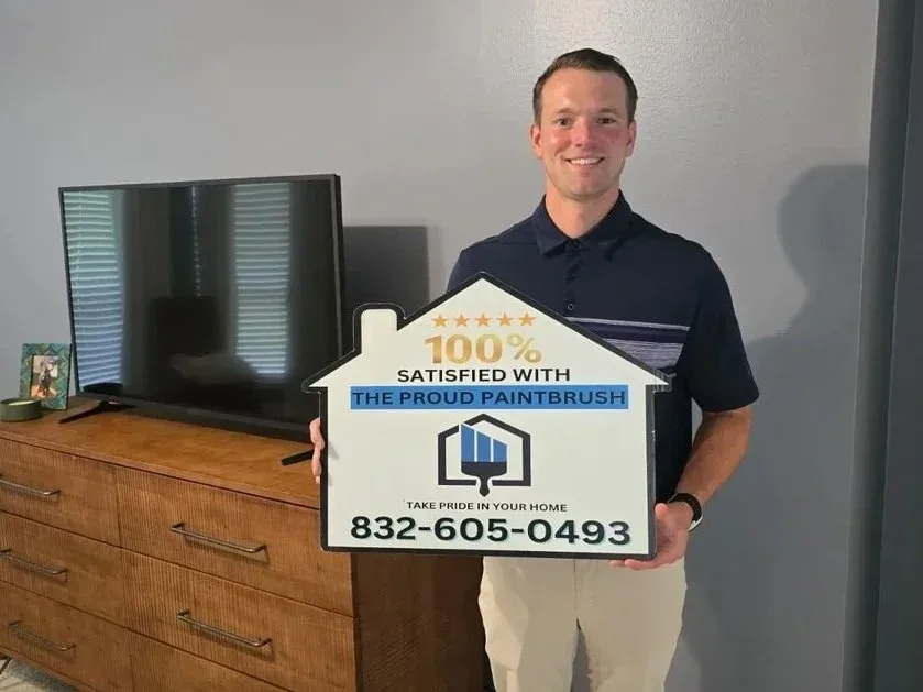 Satisfied interior painting customer of The Proud Paintbrush