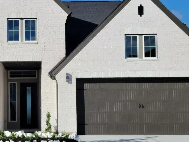 Modern Garage Door Painting The Proud Paintbrush in Sugar Land, TX by The Proud Paintbrush